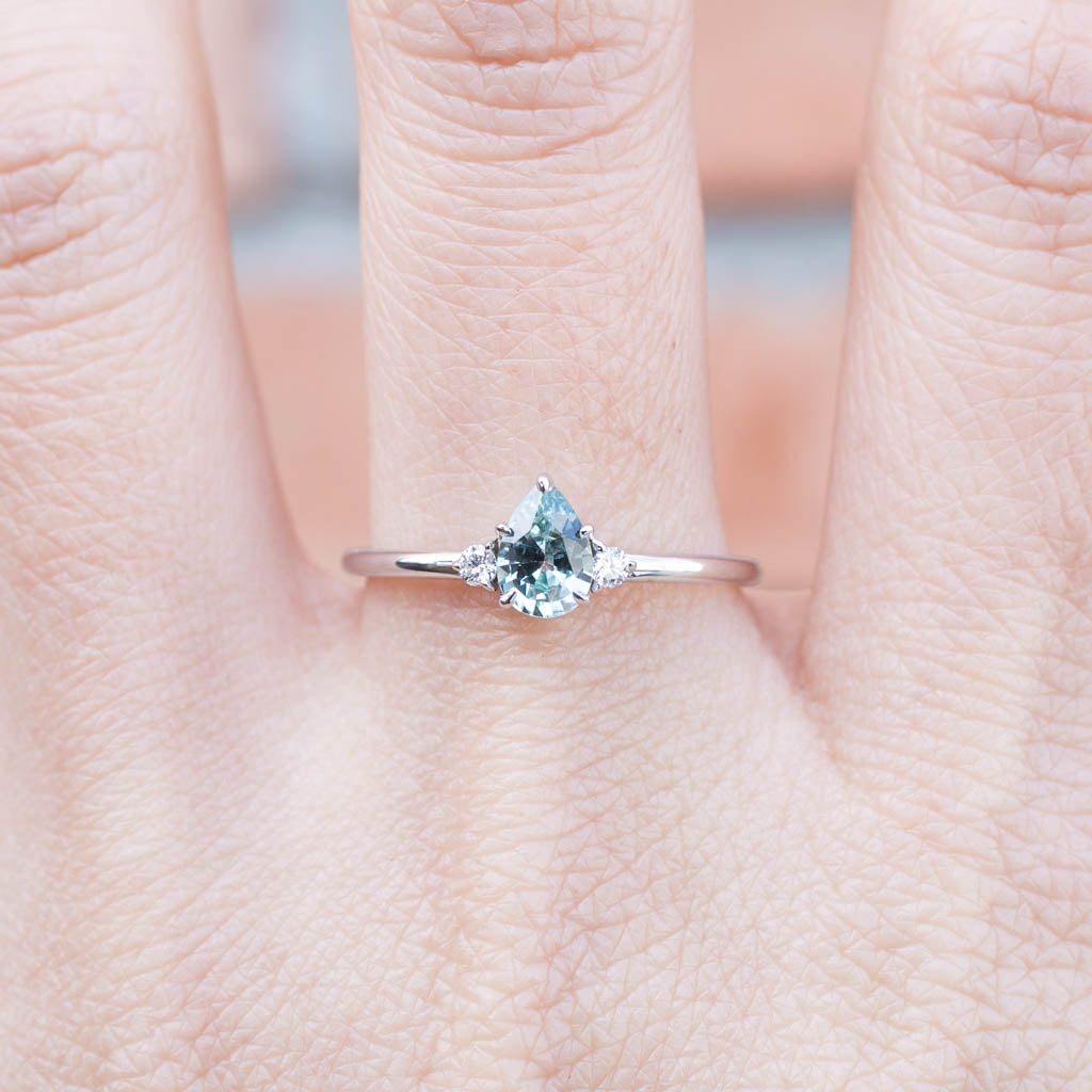 Emilie Ring, 0.45ct Montana Sapphire