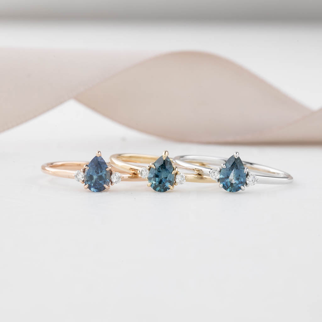 Emilie Ring 0.50ct Montana Sapphire