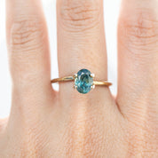 1.37ct ブルー グリーン サファイア モンタナ産 SO329