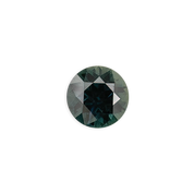 2.42ct Round Cut Peacock Green Blue Queensland Sapphire SR163