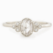 Celine Oval Rose Cut Diamond Ring