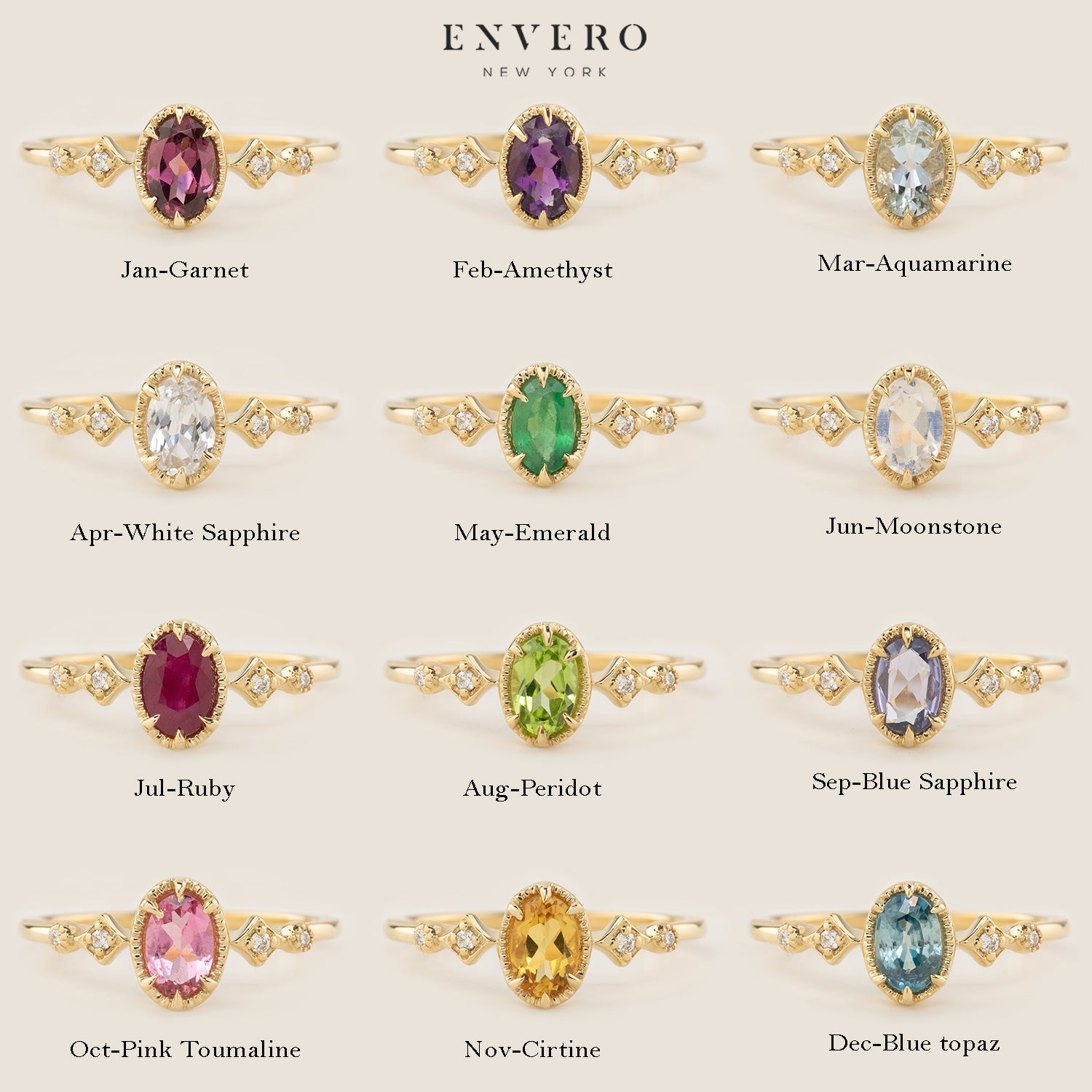 Stella Ring White Sapphire