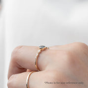 Celeste Ring, 0.45ct Montana Sapphire of your choice