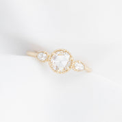 Diana Round Rose Cut Diamond Ring