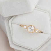 Diana Round Rose Cut Diamond Ring
