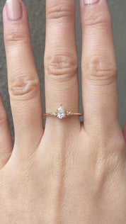 Estel Pear-Cut Diamond Ring