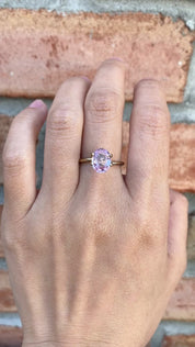 2.14ct Oval Cut Light Pink Madagascar Sapphire