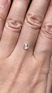 0.47ct ラウンドホワイトローズカット ダイヤモンド  D052