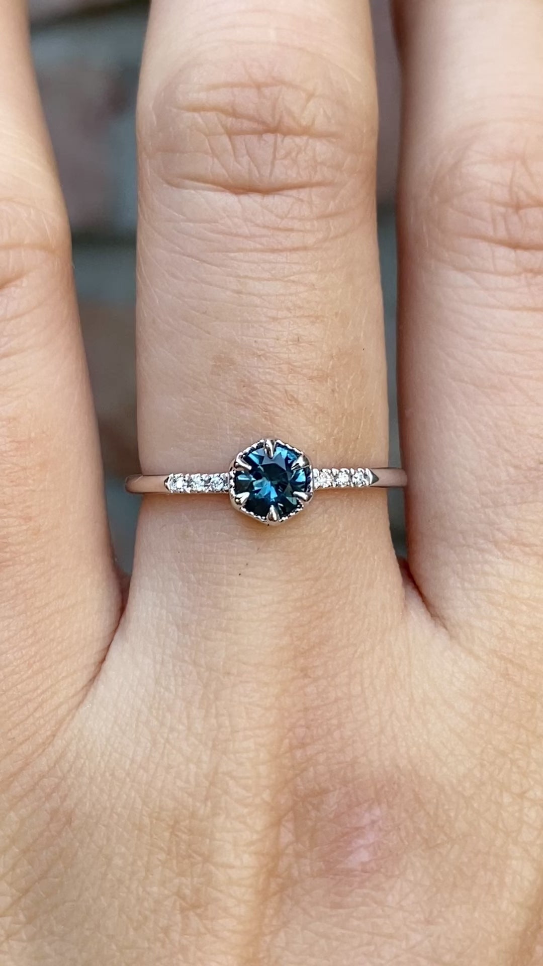 Grace Ring, 0.40ct Queensland Sapphire