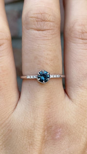 Grace Ring, 0.40ct Queensland Sapphire