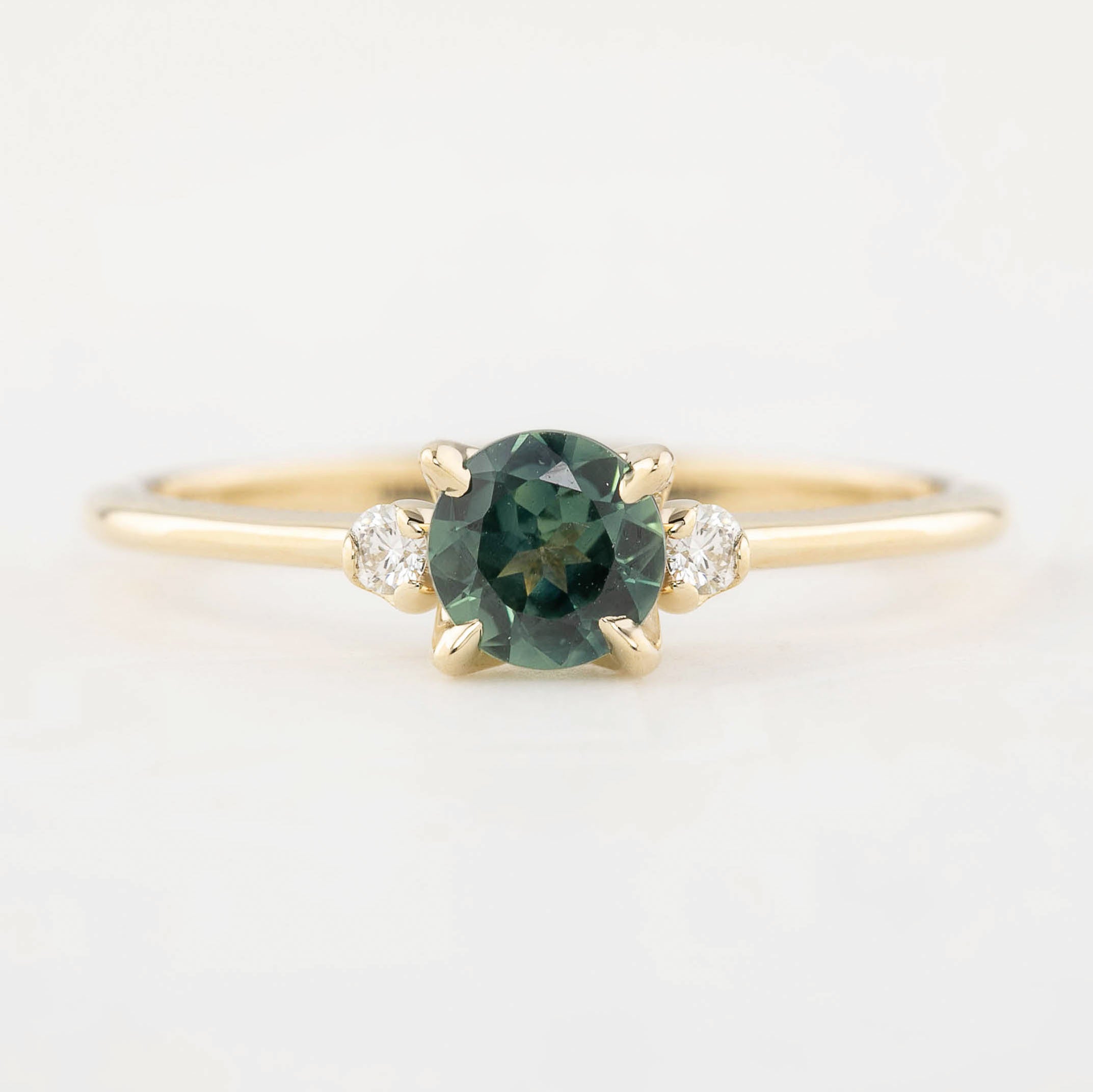 Sofia Ring - 0.55ct Queensland Green Sapphire
