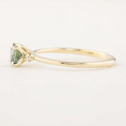 Sofia Ring - 0.72ct Green Sapphire (One of a Kind)