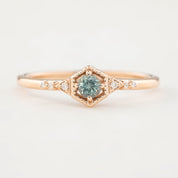Agatha Ring, 0.15ct Montana Sapphire of your choice