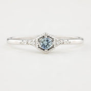 Agatha Ring, 0.15ct Montana Sapphire of your choice