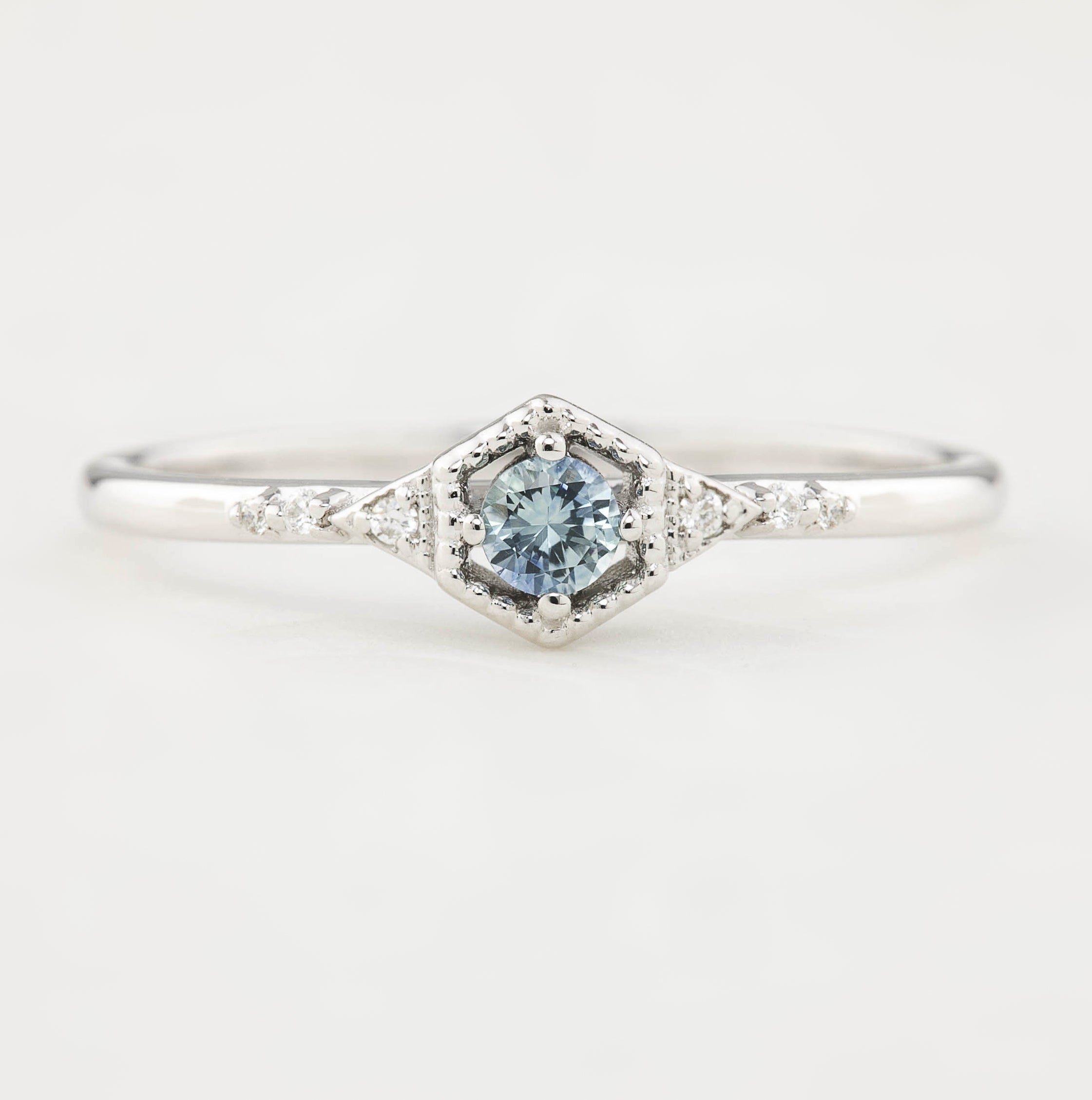 Agatha Ring, 0.15ct Montana Sapphire of your choice