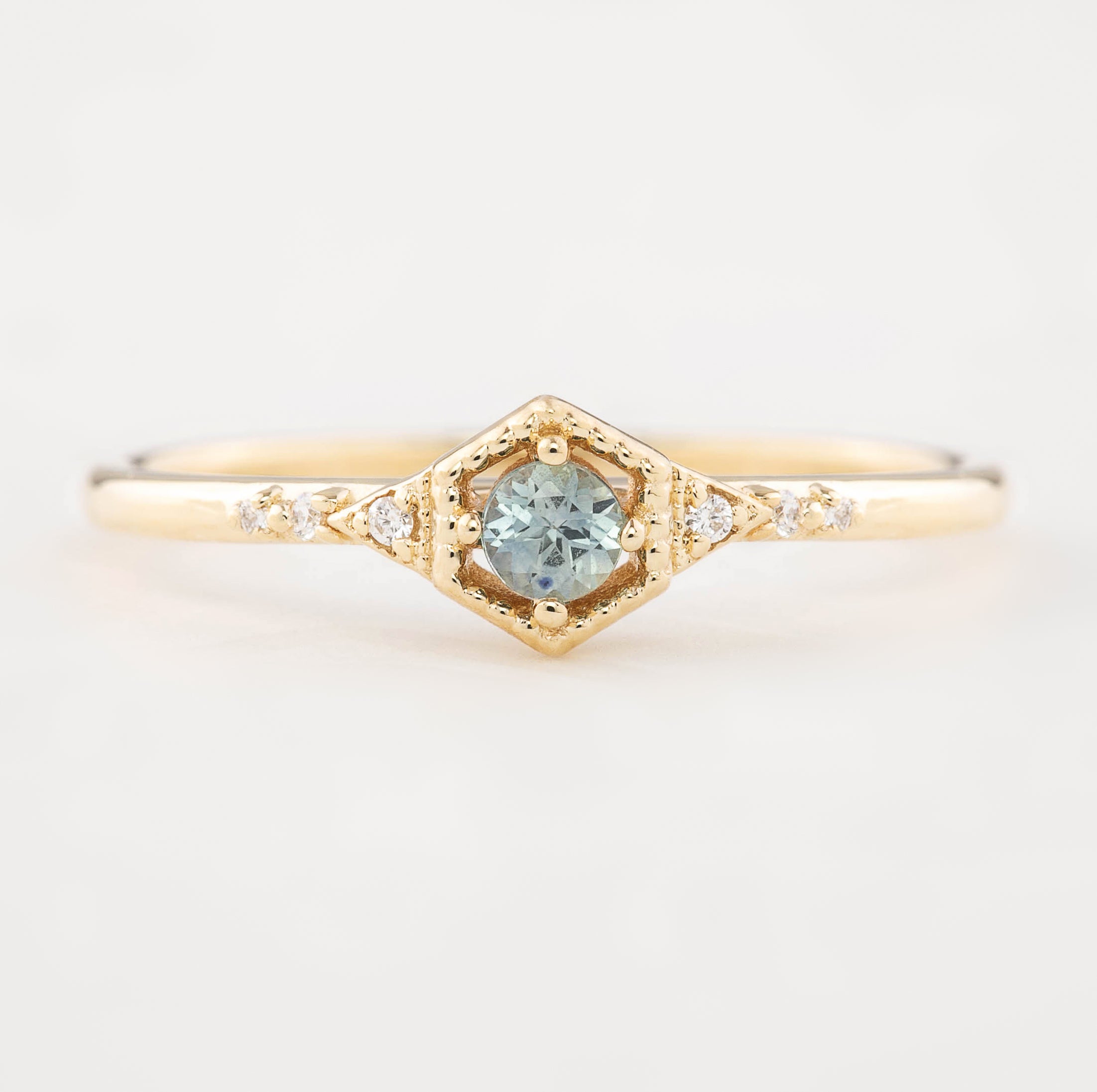Agatha Ring, 0.15ct Montana Sapphire of your choice