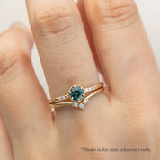 Grace Ring, 0.45ct Montana Sapphire