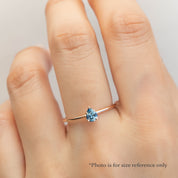 Sara Ring, 0.35ct Montana Sapphire