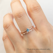 Sara Ring, 0.35ct Montana Sapphire