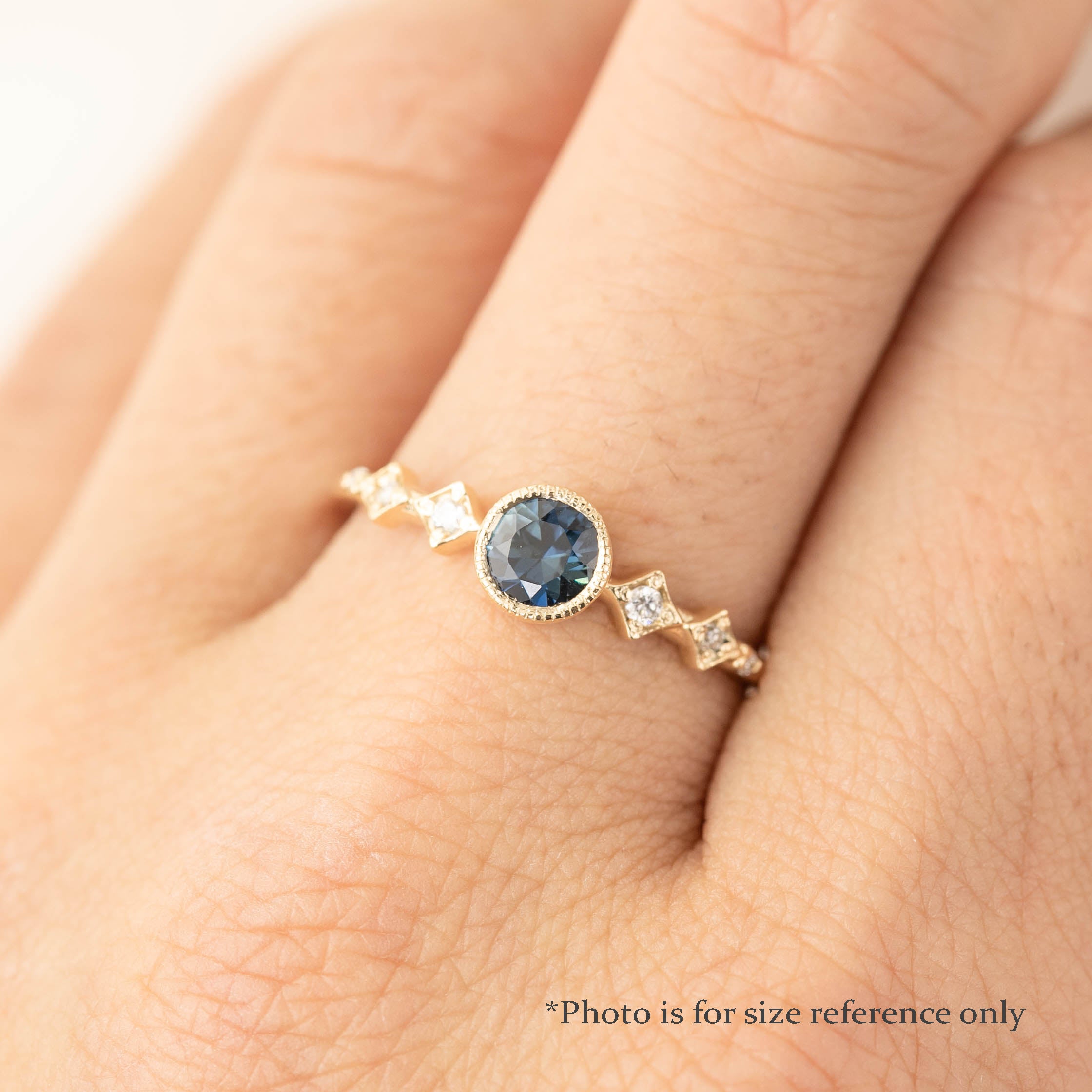 Celeste Ring, 0.50ct Queensland Sapphire