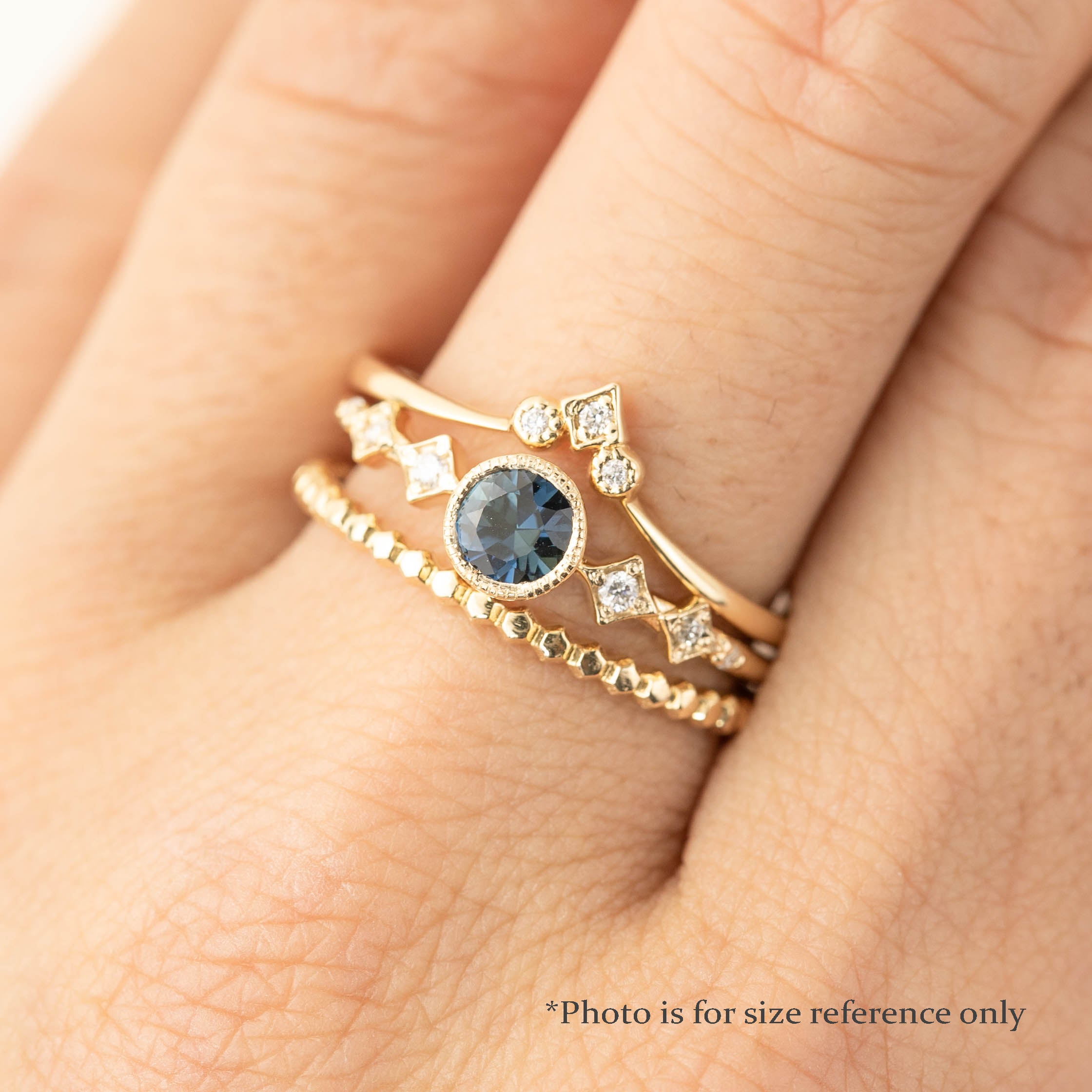 Celeste Ring, 0.50ct Queensland Sapphire