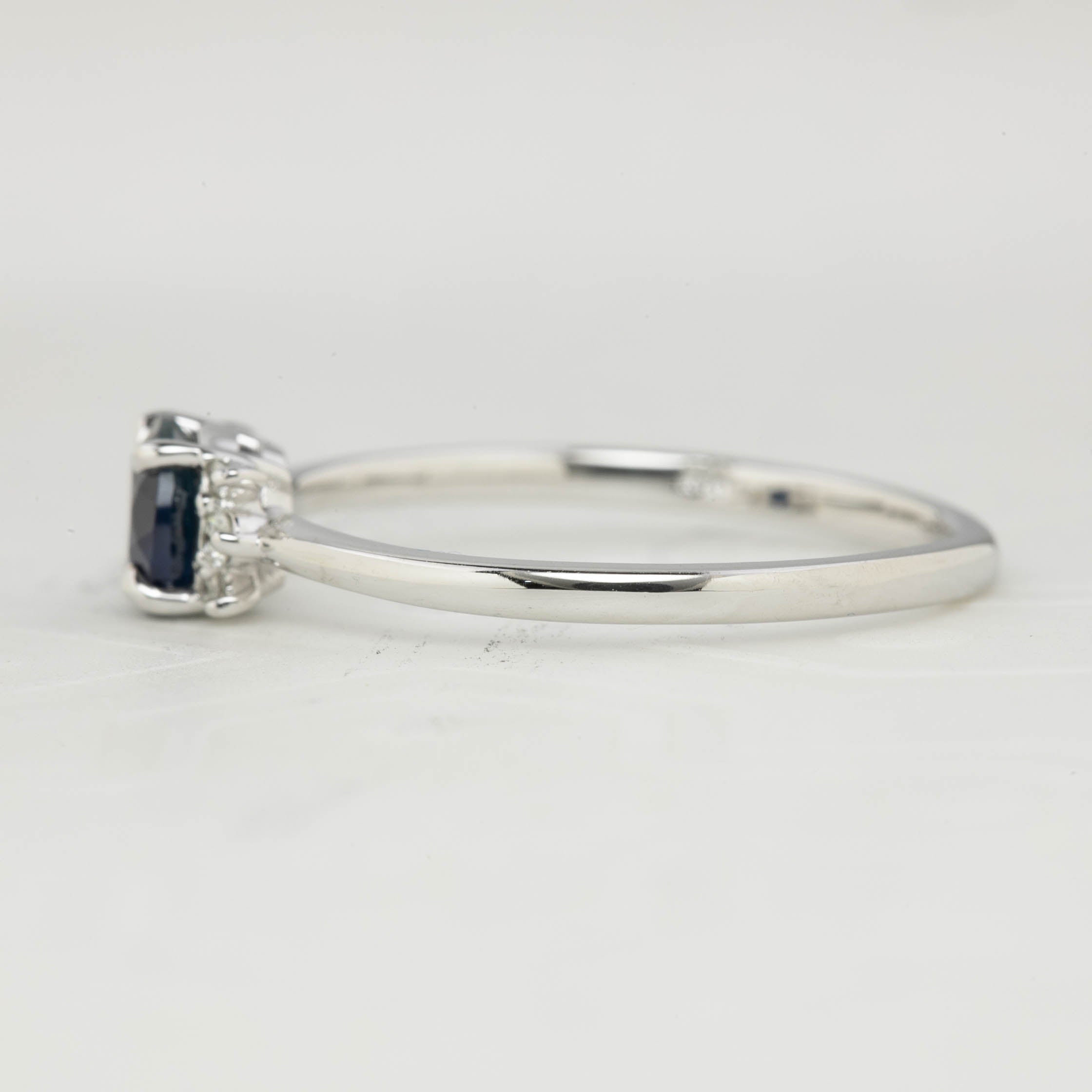 Lena Ring, 0.65ct Montana Sapphire