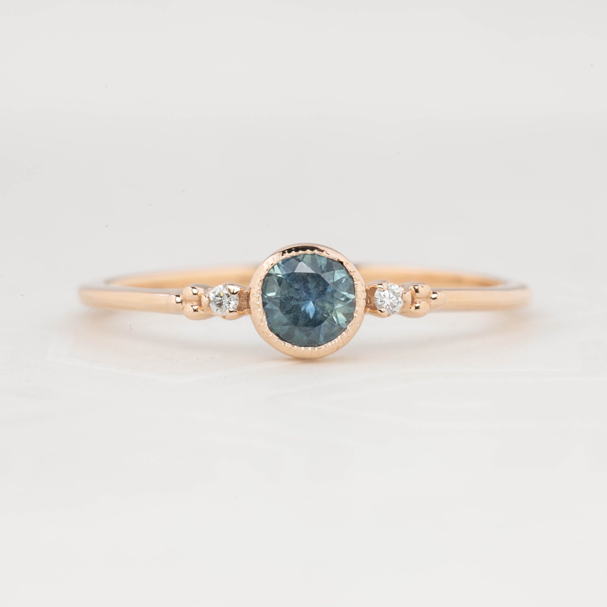 Estel Ring, 0.4ct Montana Sapphire