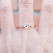 Candy Ring, 0.35ct Unheated Sapphire