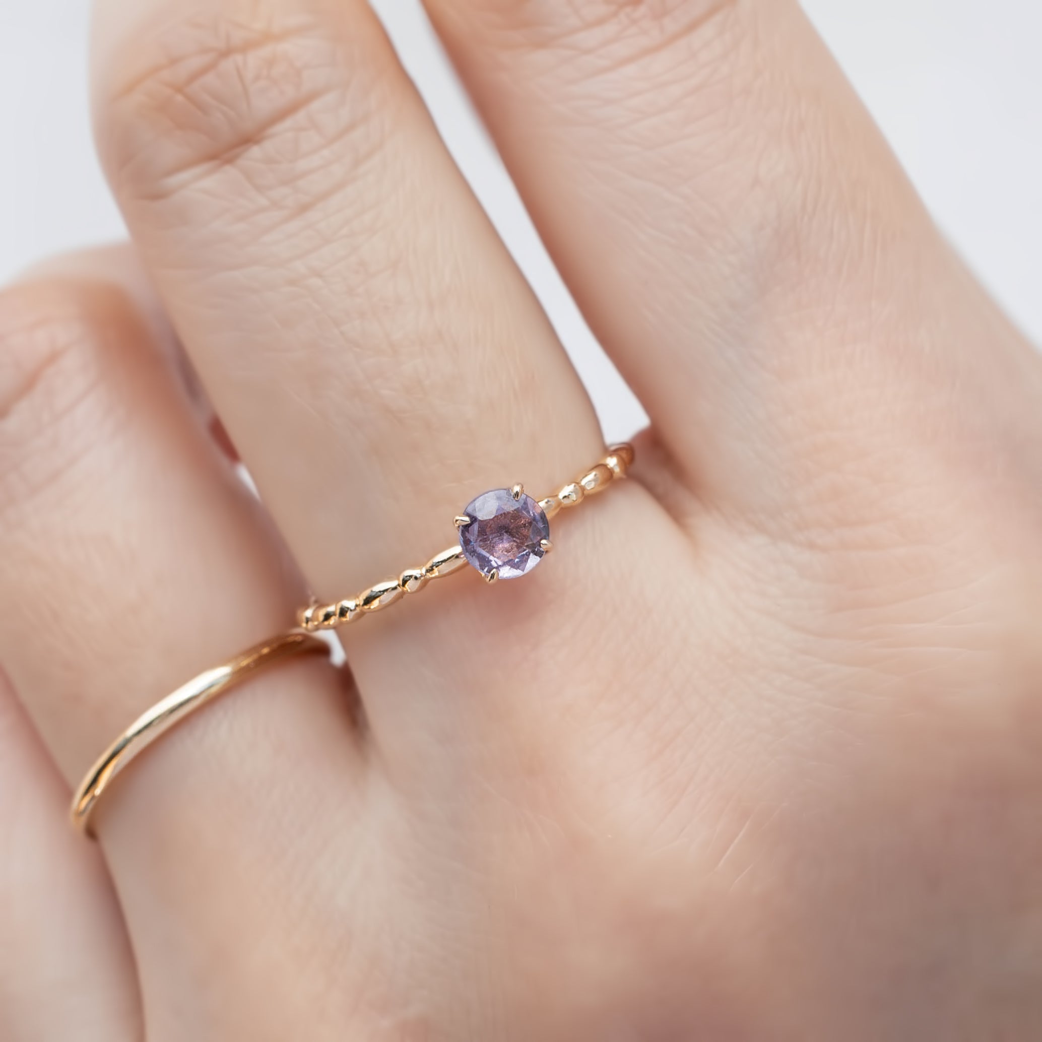 Candy Ring, 0.35ct Unheated Sapphire