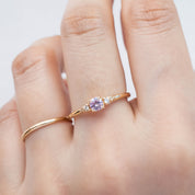 Estel Ring, 0.30ct Unheated Madagascar Sapphire of your choice