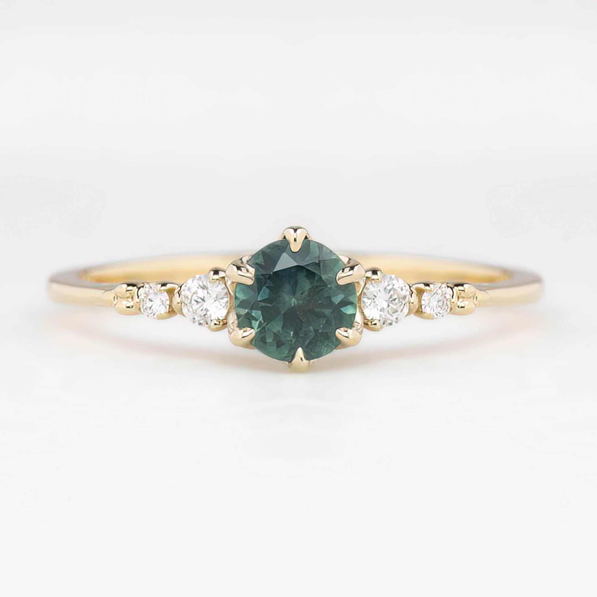 Estel Fleur Ring, 0.60ct Montana Sapphire