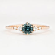 Estel Fleur Ring, 0.60ct Montana Sapphire