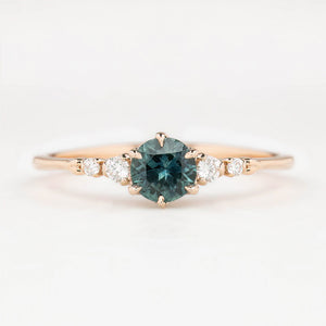 Estel Fleur Ring, 0.60ct Montana Sapphire