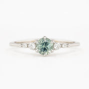 Estel Fleur Ring, 0.60ct Montana Sapphire