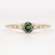 Estel Fleur Ring, 0.50ct Queensland Sapphire of your choice