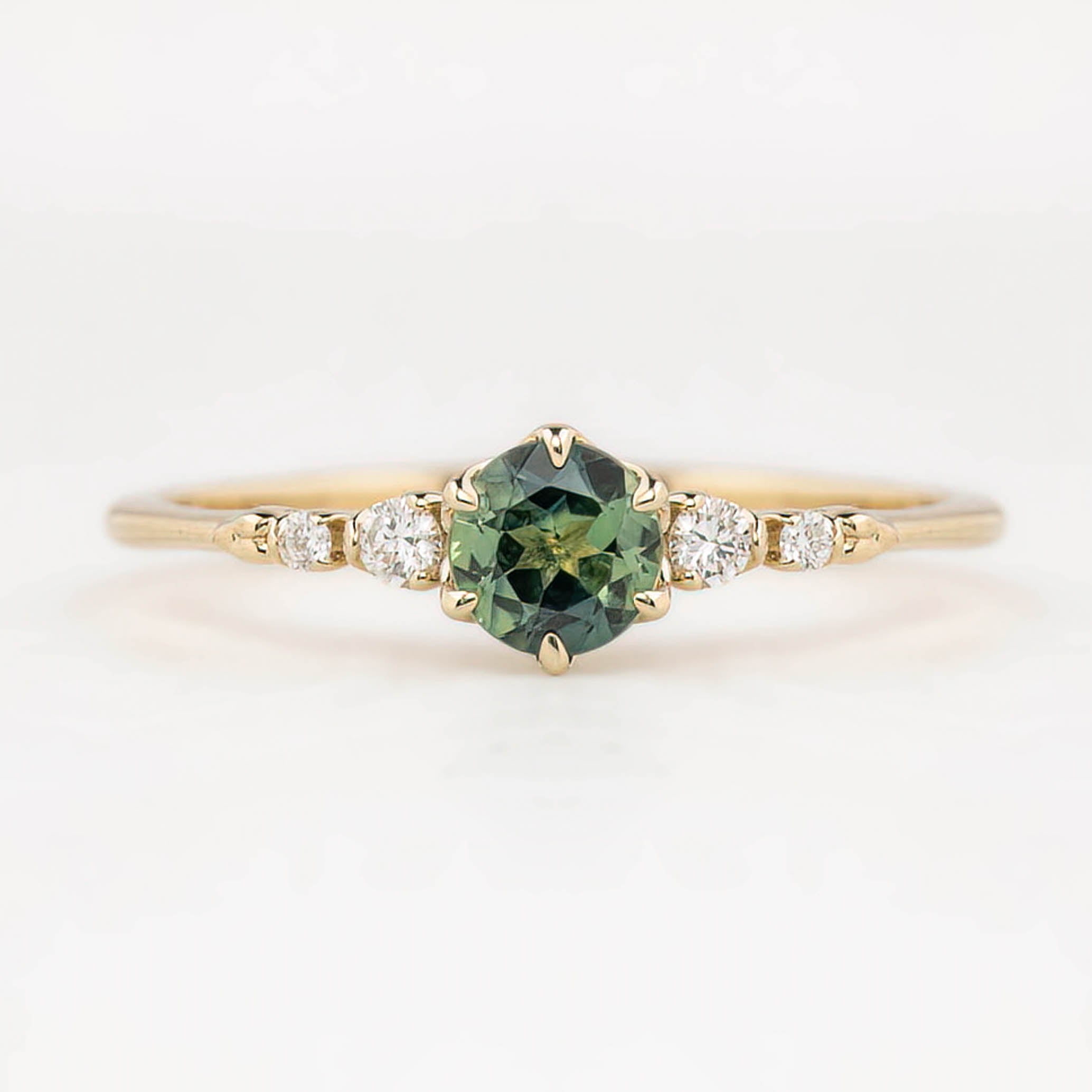 Estel Fleur Ring, 0.50ct Queensland Sapphire of your choice