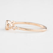 Celeste Ring, 0.25ct Unheated Sapphire