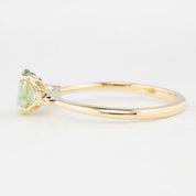 Estel Ring, 0.70ct Montana Sapphire, oval shape gemstone