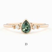Estel Bezel Ring, 0.55ct Montana Sapphire