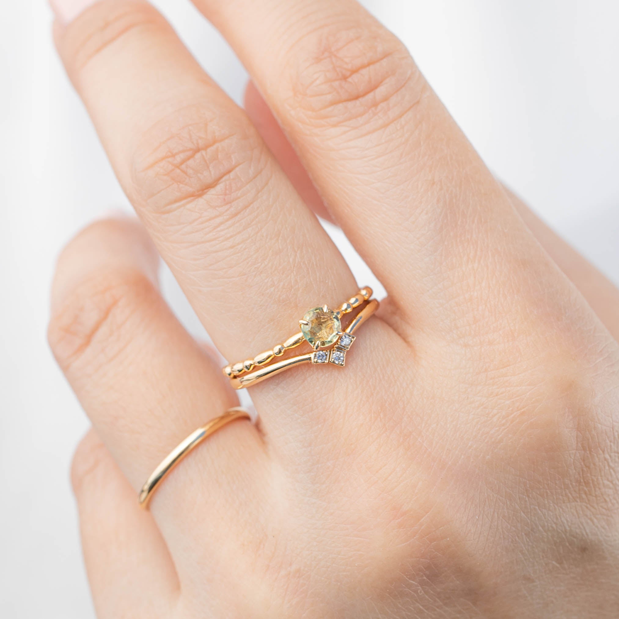 Candy Ring, 0.35ct Unheated Sapphire