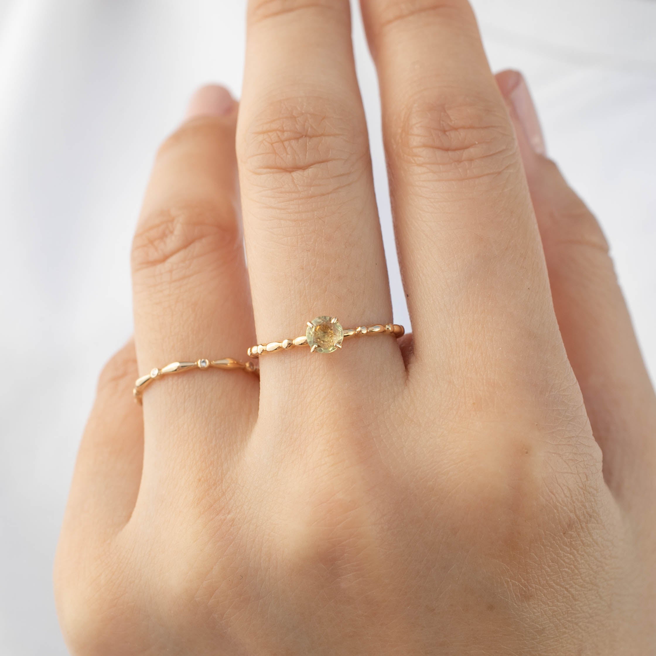 Candy Ring, 0.35ct Unheated Sapphire