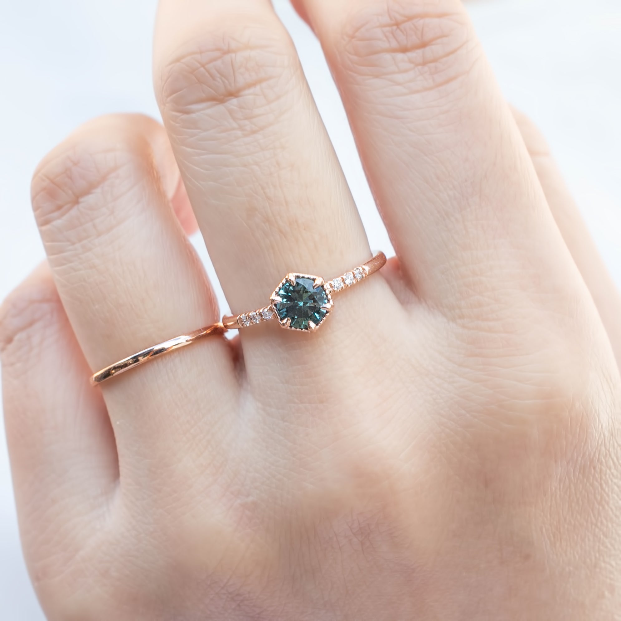 Grace Ring 0.70-0.80ct Montana Sapphire