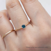 Alice Ring, 0.30ct Montana Sapphire