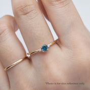 Sofia Ring, 0.30ct Montana Sapphire of your choice
