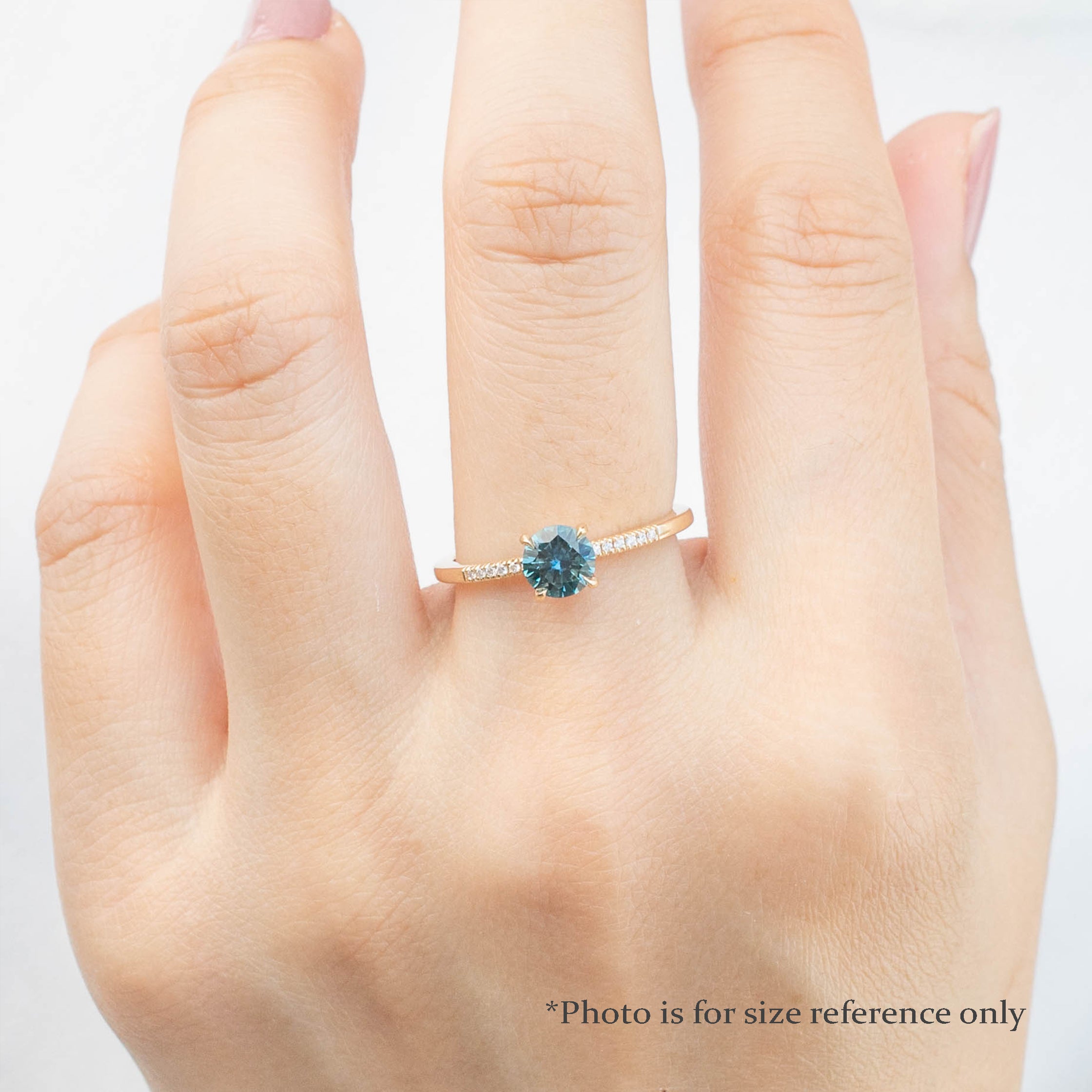 Audrey Ring, 0.70ct Queensland Sapphire
