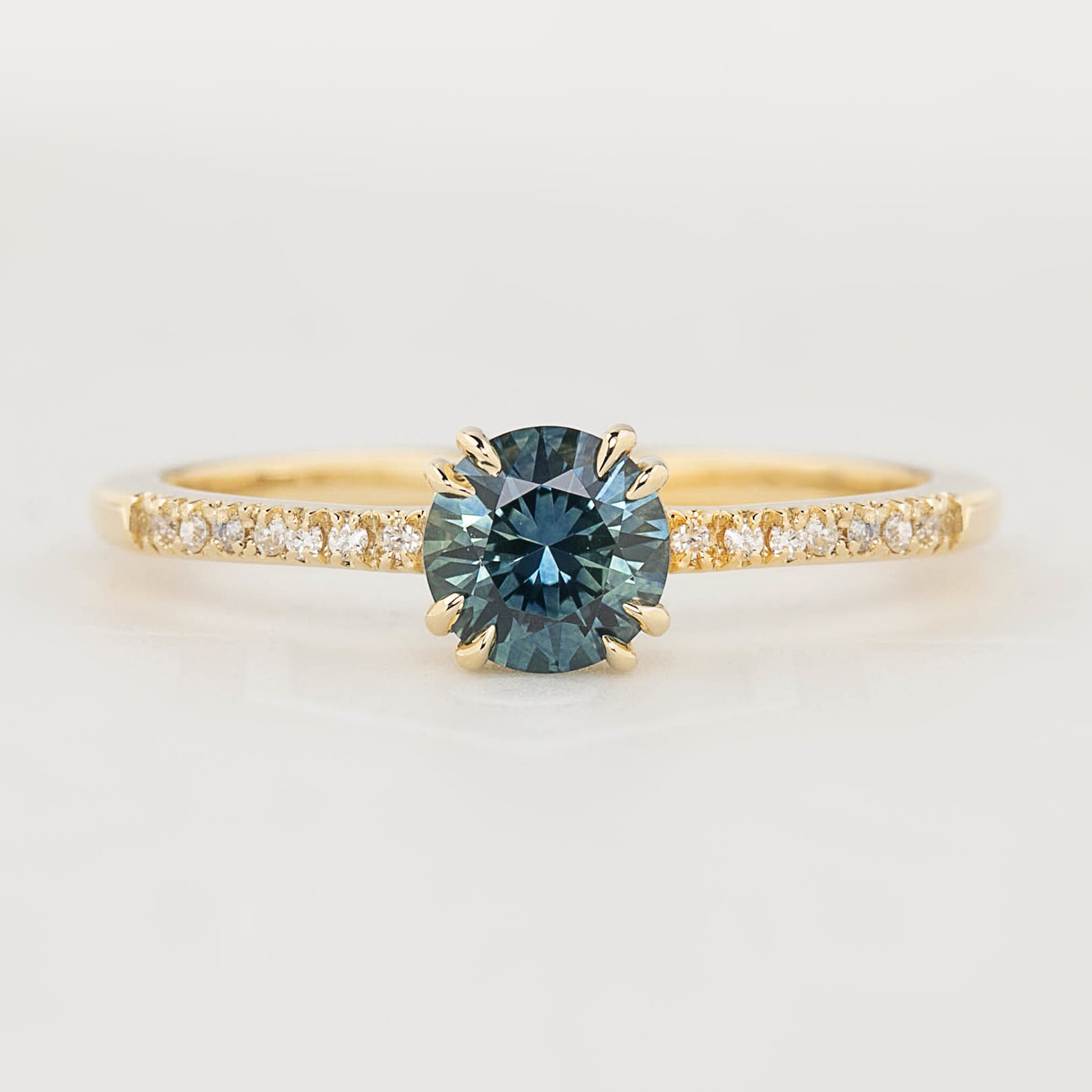 Sabrina Ring, 0.71ct Montana Sapphire