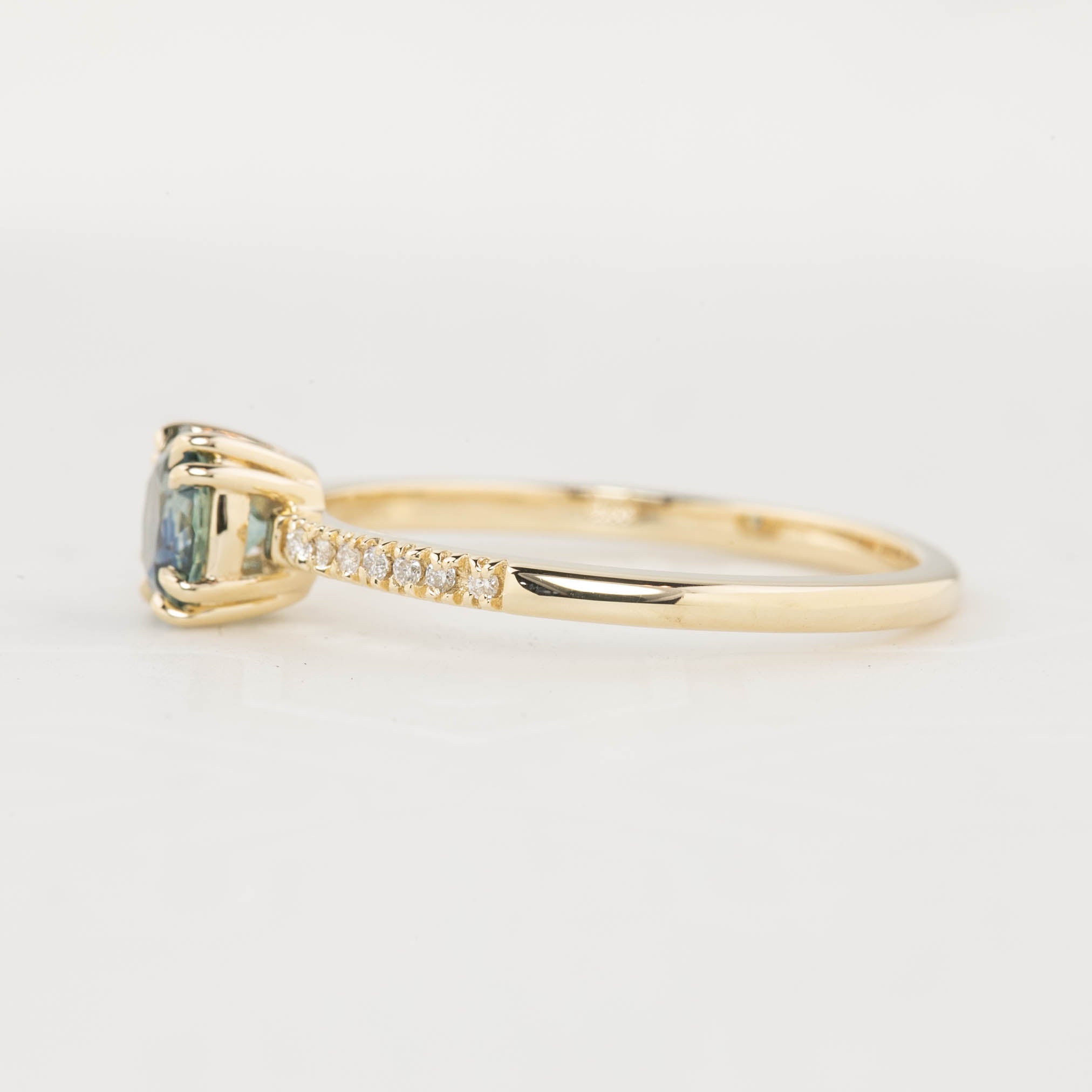 Sabrina Ring, 0.71ct Montana Sapphire