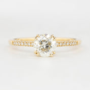 Sabrina Ring, 1.00ct European Cut Diamond