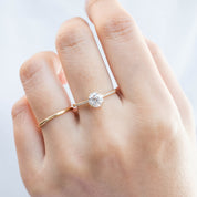 Sabrina Ring, 1.00ct European Cut Diamond