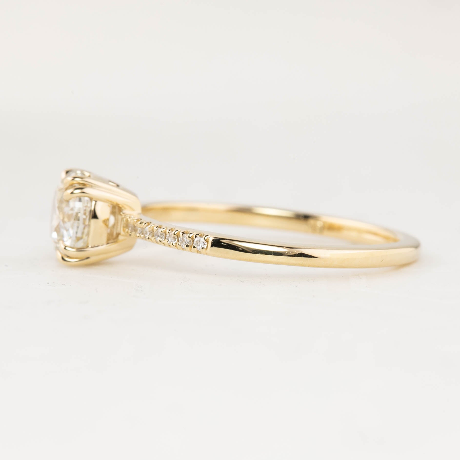 Sabrina Ring, 1.00ct European Cut Diamond